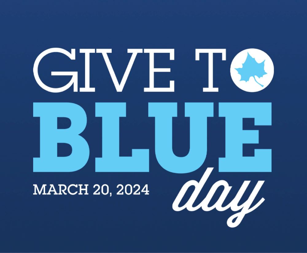 Give to blue Day