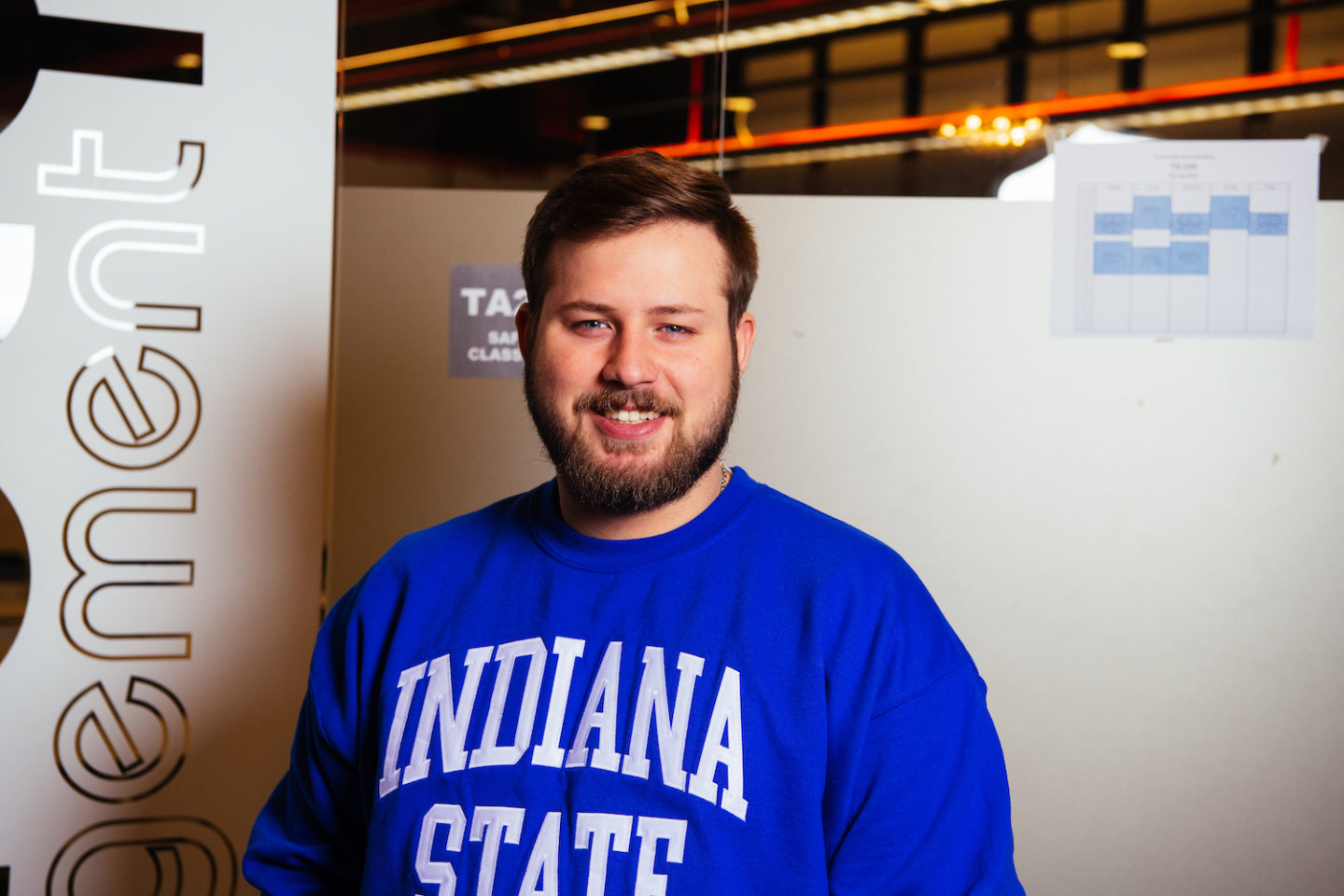 Monroe always dreamed of graduating from Indiana State. After earning an associate degree in process technology from Lincoln Trail College, he turned his attention to researching safety management degree programs, and, to his delight, the program at Indiana State was a perfect fit.