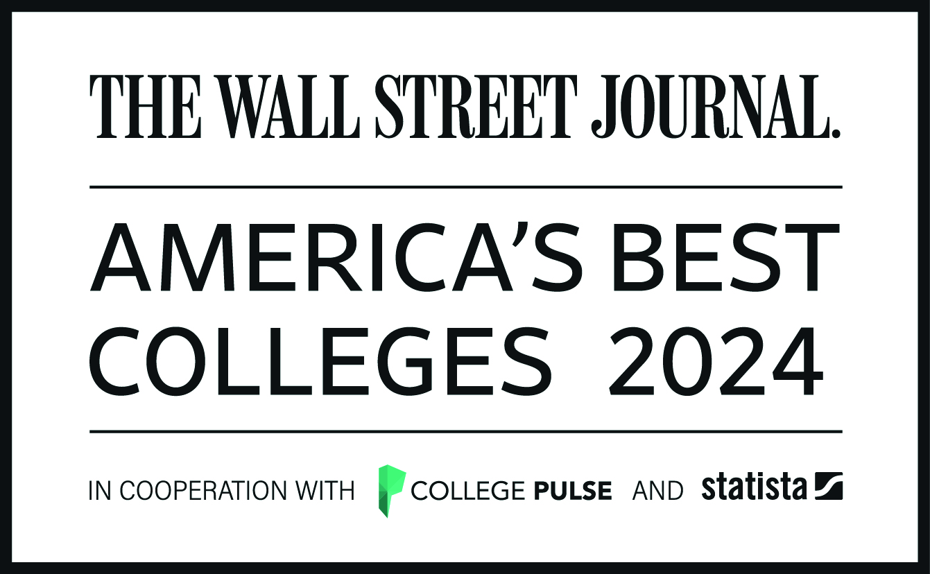 Wall Street Journal America's Best Colleges 2024 in cooperation with College Pulse and Statista