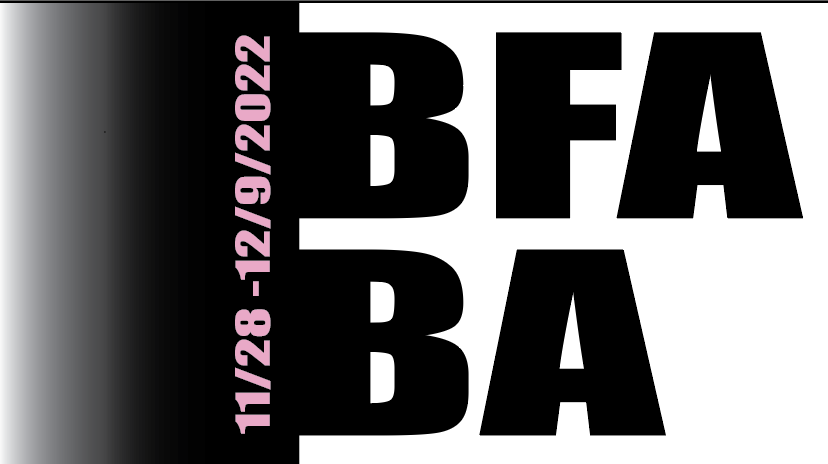 Fall 2022 BFA-BA Show Poster