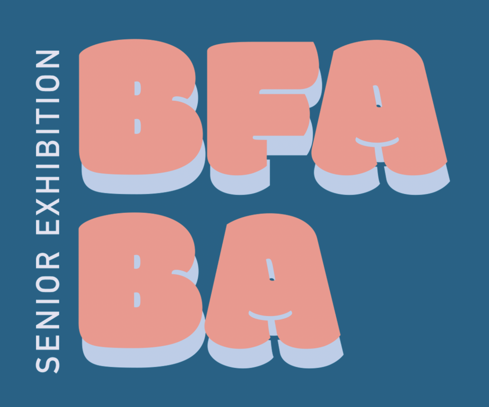 2023 b f a and ba exhibition poster