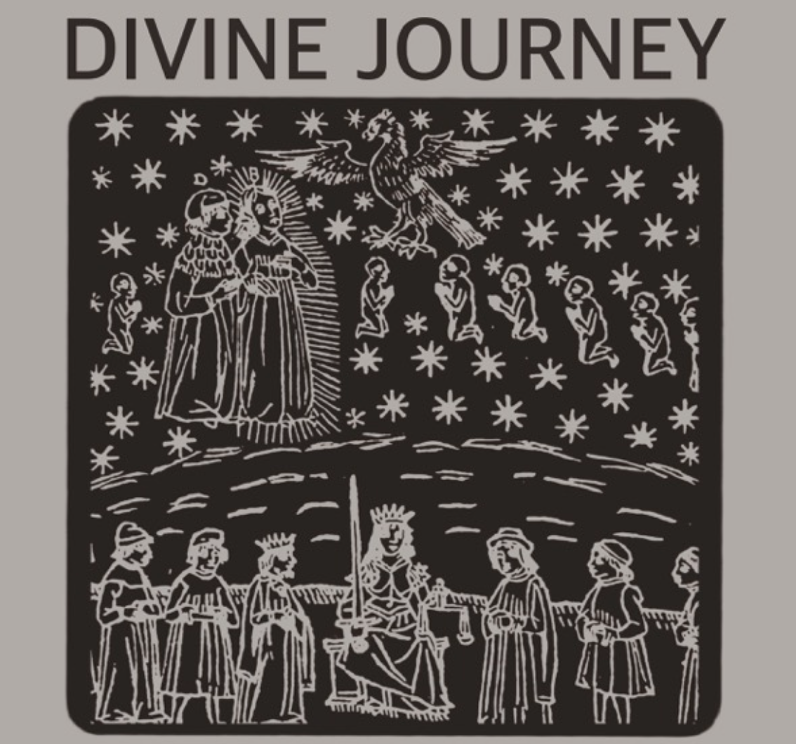 divine journey exhibtion poster