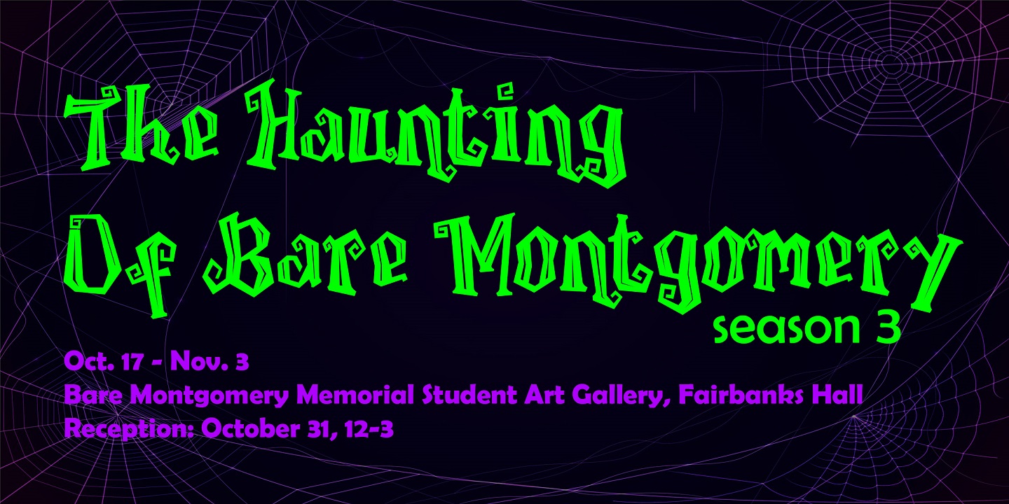 the haunting of bare-montgomery exhibtion poster