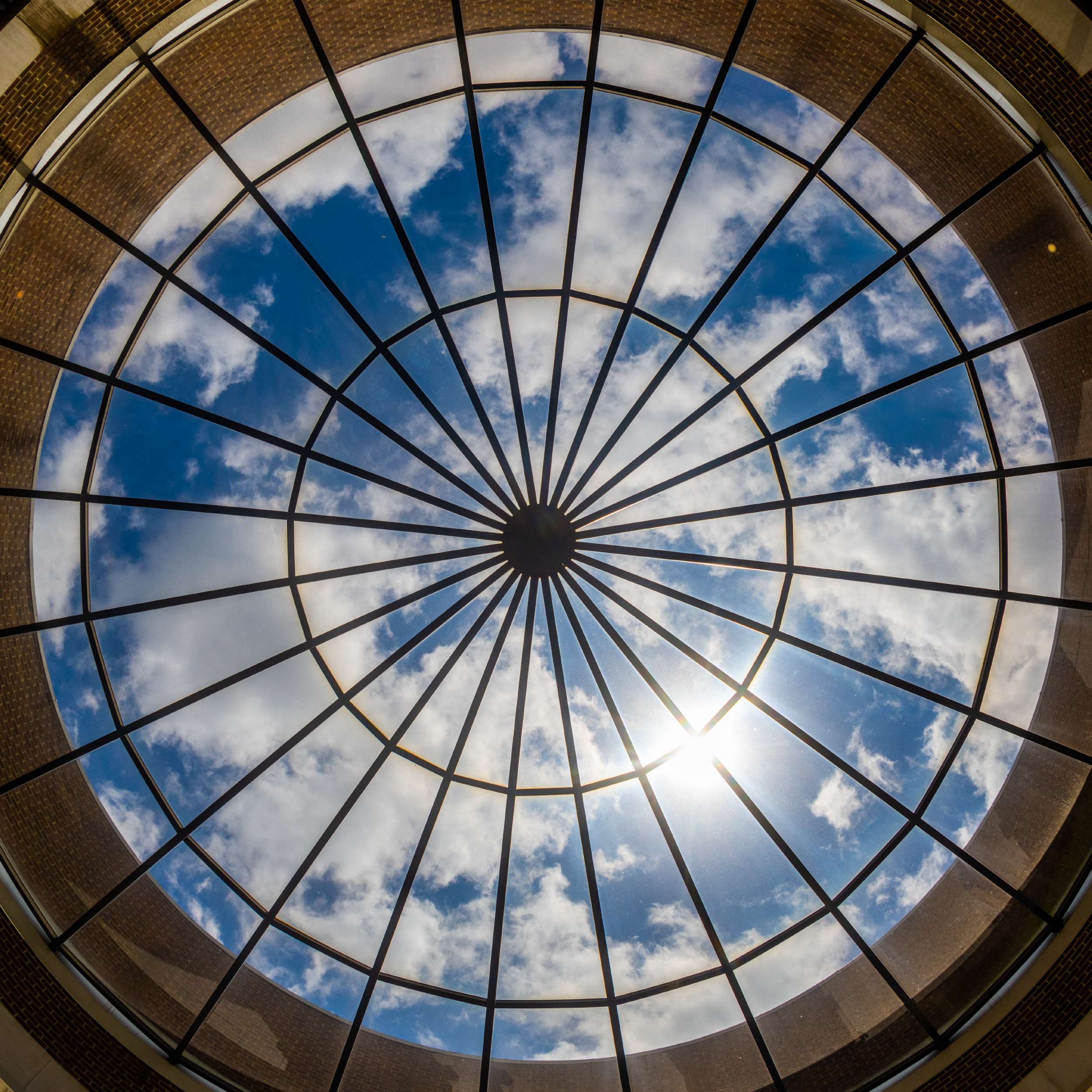 HMSU rotunda with clouds above