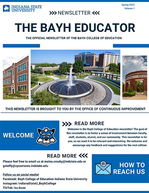 BCOE Newsletter cover for Spring 2025