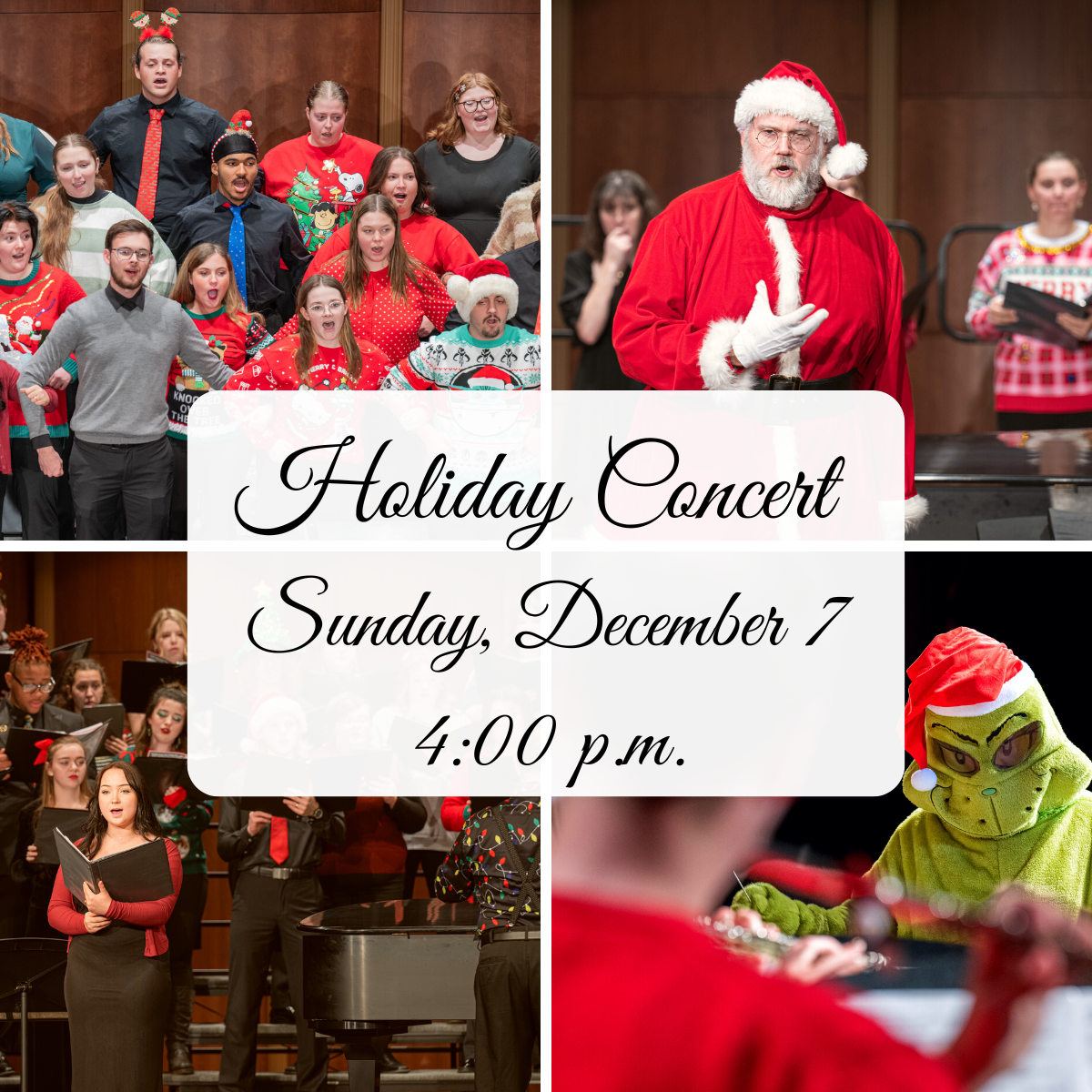 School of Music Holiday Concert