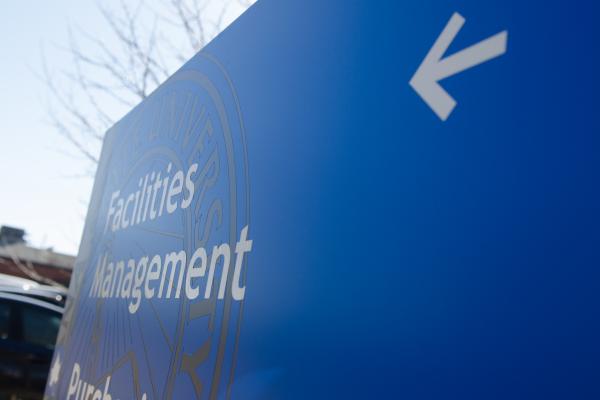 Facilities Management Building Sign