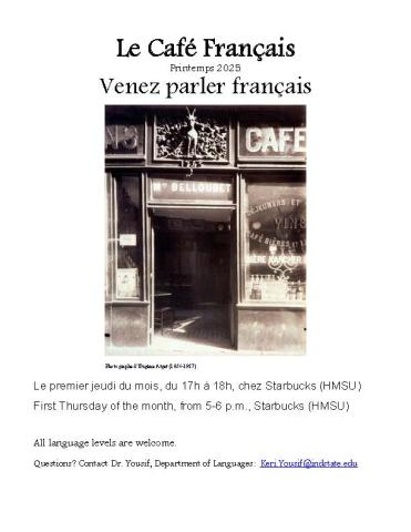 Frech language conversation meetup. Come practice your spoken French in an informal, relaxed setting. All language levels welcome.