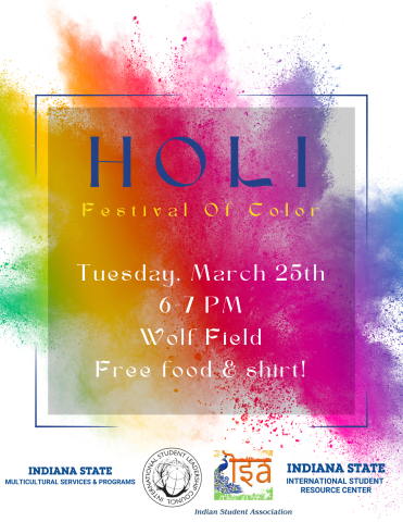 Holi Flyer for the fesitival of colors