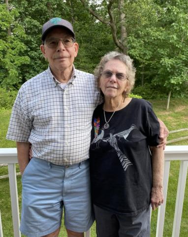 Dr. Halpern and his wife, Janis.