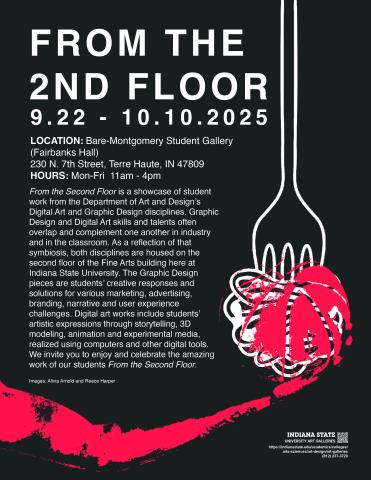 From the Second Floor Poster for the Bare-Montgomery Art Gallery