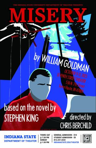 Misery poster for the Theater event. 