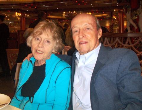 Tom and Mary Hosking pictured together.
